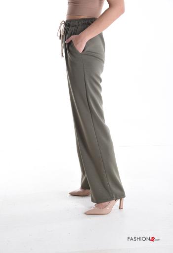 Pantalone sportivo con tasche con elastico - ph 3