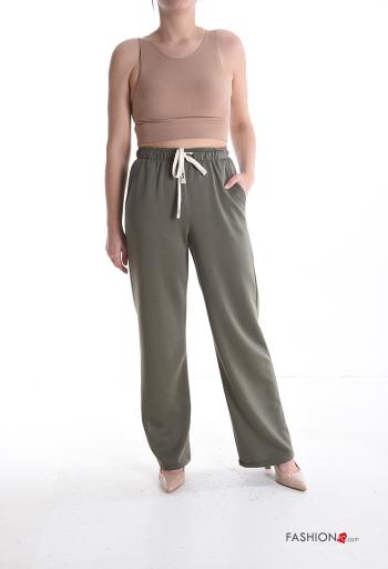 Pantalone sportivo con tasche con elastico - ph 5