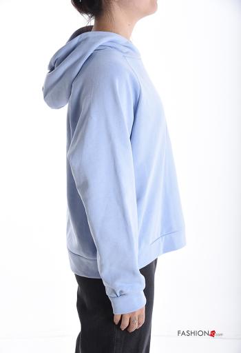 Felpa in Cotone maniche lunghe con cappuccio - ph 3