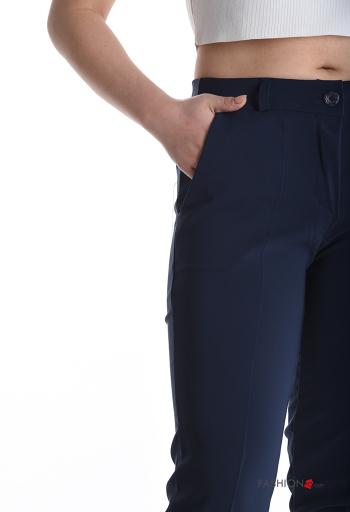 Pantalone skinny con tasche con bottoni con zip - ph 4