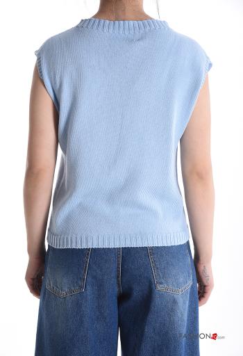 Jersey de Algodón sin mangas cuello redondo - ph 2
