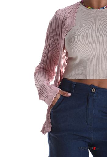 Cardigan costine maniche lunghe - ph 4