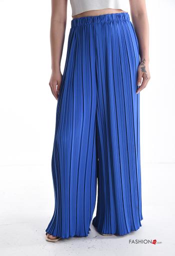 plissiert wide leg Hose mit gummizug - ph 1