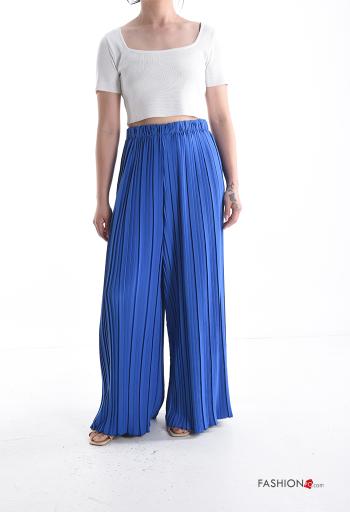 plissiert wide leg Hose mit gummizug - ph 5