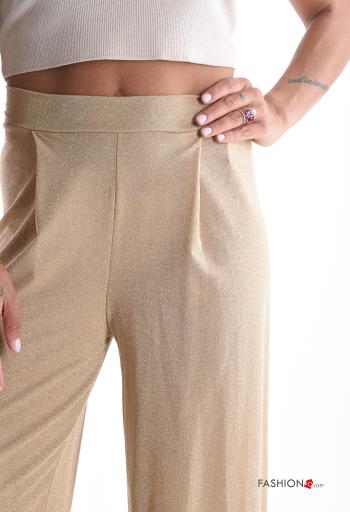 Pantalon lurex taille haute avec élastique - ph 4