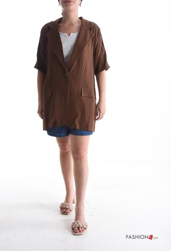 Jacke aus Leinen