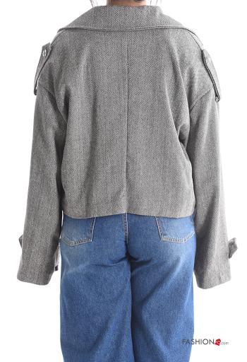 long sleeve Jacket with buttons with lining - ph 2