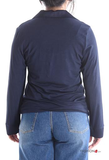 with collar Long sleeved top - ph 2