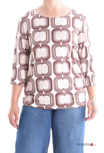 Camisola de mangas compridas Estilo Casual - ph 1