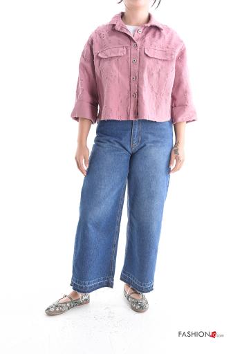 long sleeve with collar Cotton Jacket with buttons without lining - ph 5