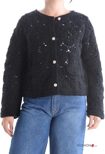 Cardigã em Algodão