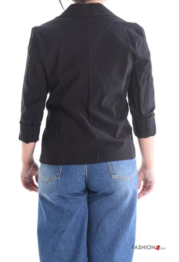 Giacca maniche lunghe con bottoni senza fodera - ph 2