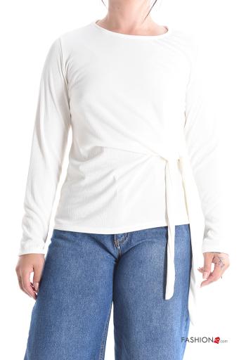 Camisola de mangas compridas Estilo Casual - ph 1