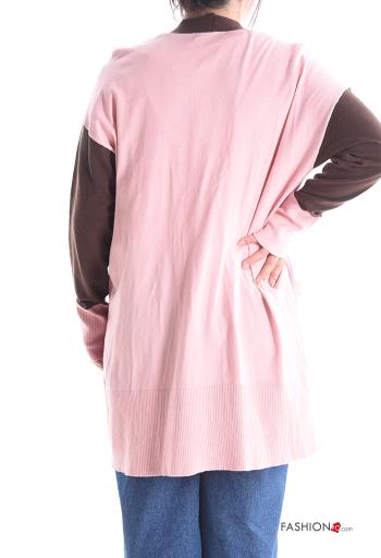 Multicoloured long sleeve Cardigan with pockets - ph 2