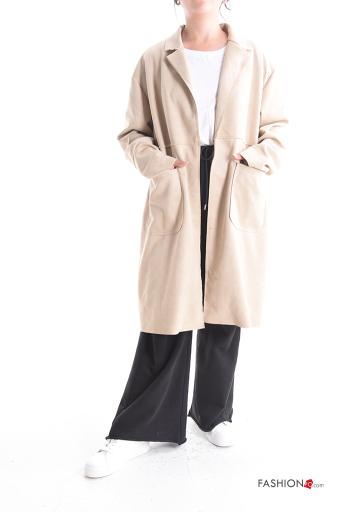 Giacca maniche lunghe con tasche senza fodera - ph 1