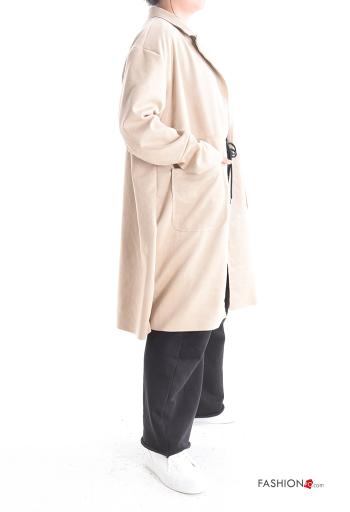 Giacca maniche lunghe con tasche senza fodera - ph 3