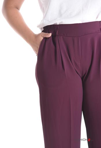 wide leg Trousers with keyring with elastic - ph 4