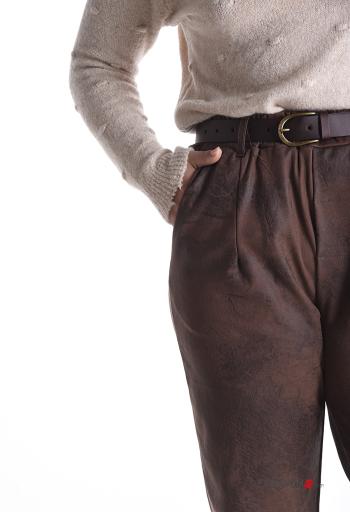 Trousers with belt with elastic with pockets - ph 4