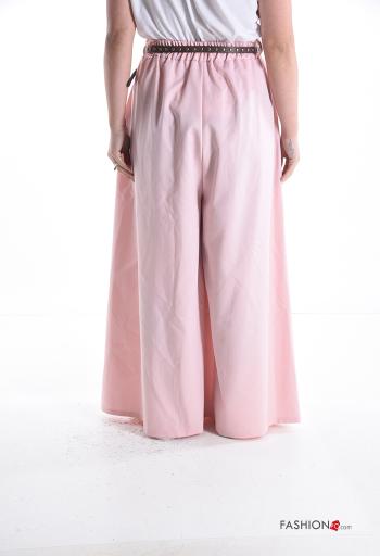 Pantalone wide leg con elastico con cintura con tasche - ph 2