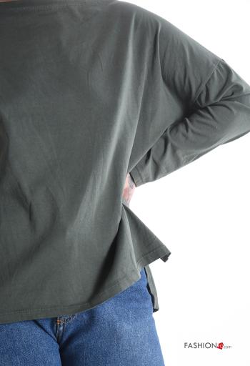 Maglietta a manica lunga in Cotone - ph 4