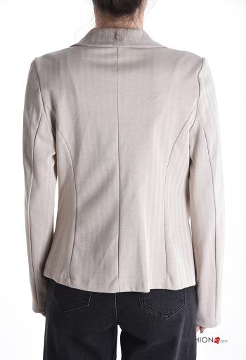 Giacca in Cotone maniche lunghe con bottoni senza fodera - ph 2