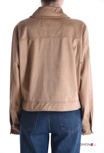 Blusão manga comprida com gola com bolsos com fecho - ph 2