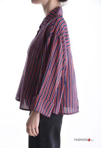 Striped long sleeve with collar Shirt with buttons - ph 3