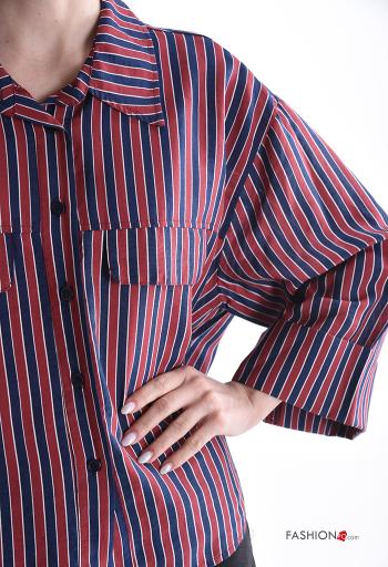 Striped long sleeve with collar Shirt with buttons - ph 4
