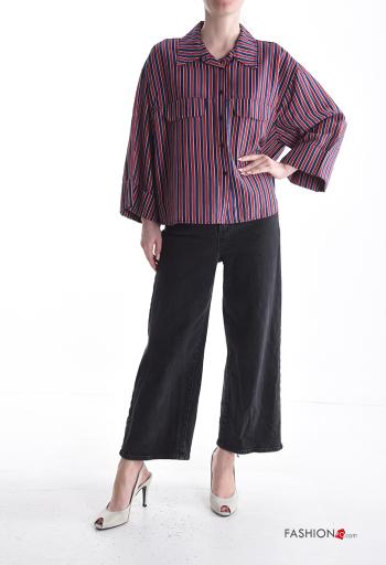 Striped long sleeve with collar Shirt with buttons - ph 5