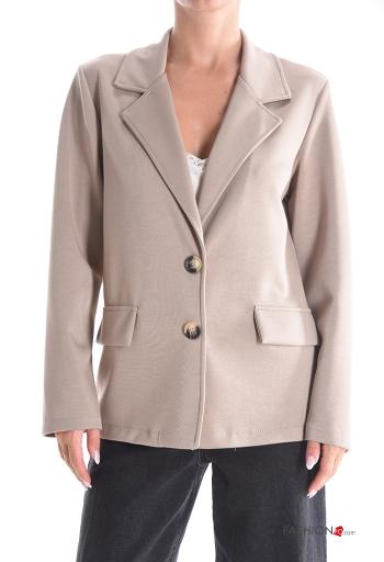 Blusão manga comprida com botões sem forro - ph 1