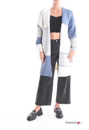 Cardigan in Misto Lana