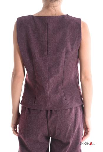 Gilet with buttons with v-neck - ph 2