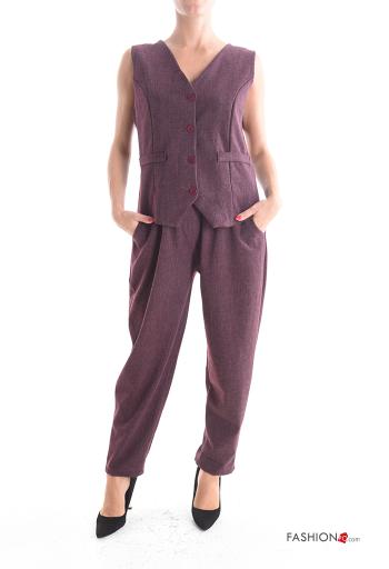 Gilet with buttons with v-neck - ph 5