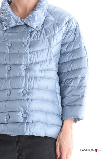 quilted Puffer Jacket with buttons - ph 4