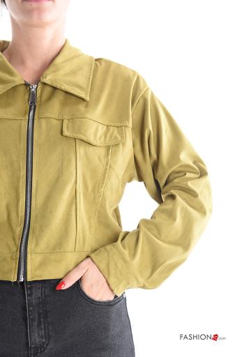 long sleeve with collar Jacket with zip without lining - ph 4