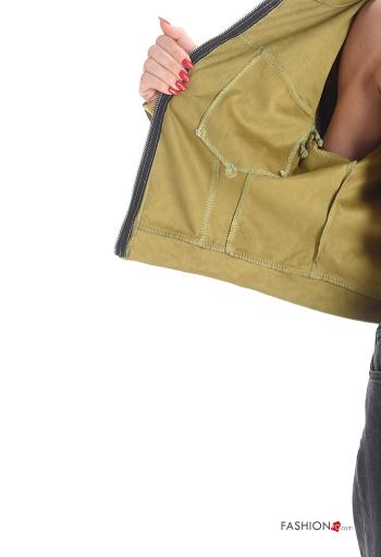 long sleeve with collar Jacket with zip without lining - ph 6