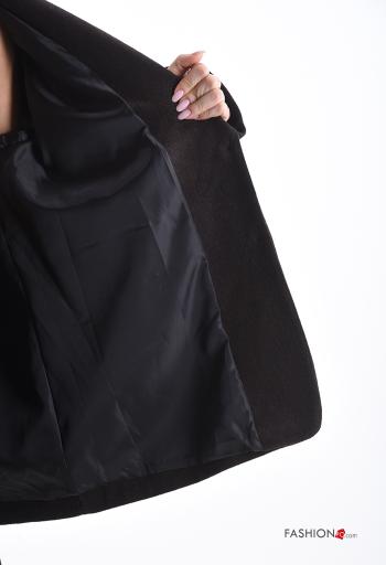 oversized long sleeve Wool Mix Blazer with buttons - ph 6