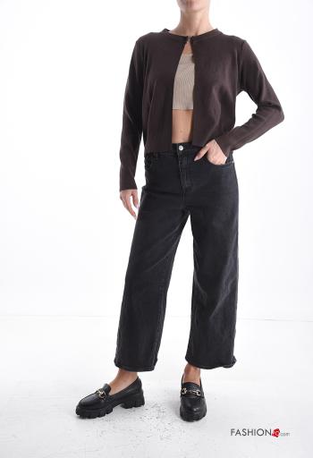 Cardigan maniche lunghe girocollo - ph 5