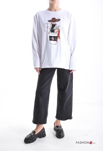 Maglietta a manica lunga in Cotone - ph 5