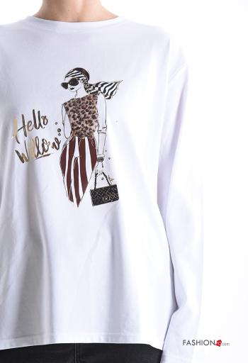 Maglietta a manica lunga in Cotone - ph 4