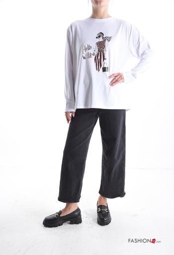 Maglietta a manica lunga in Cotone - ph 5