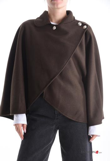 with collar Cape with buttons - ph 1