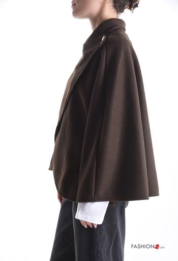 with collar Cape with buttons - ph 3