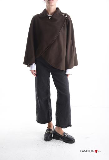 with collar Cape with buttons - ph 5