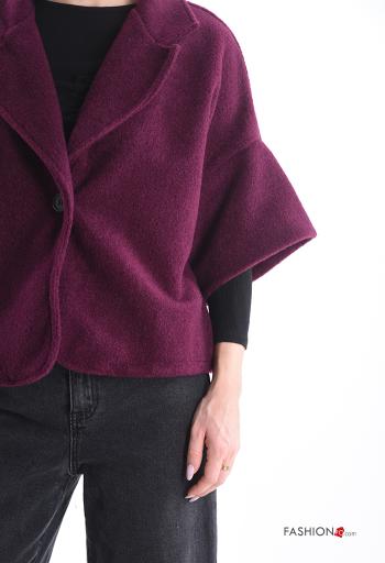 Giacca maniche a tre quarti con bottoni senza fodera - ph 4