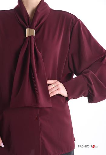 long sleeve Shirt with buttons with scarf - ph 4