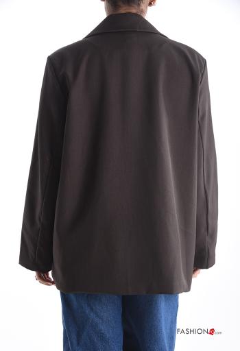 Blazer extra grande con botones con forro - ph 2