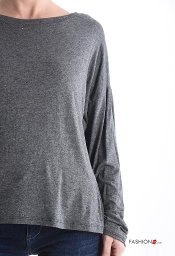 T-shirt à manches longues col bateau - ph 4