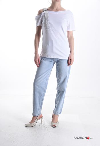 T-shirt de Algodón con hebilla manga corta - ph 5