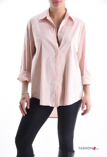 long sleeve with collar Cotton Shirt with buttons - ph 1